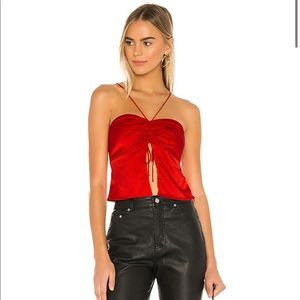 Superdown Dina Slit Front Top